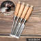 Wood Carving Chisel Set 8 12 16 20 Mm Beech Handle 0