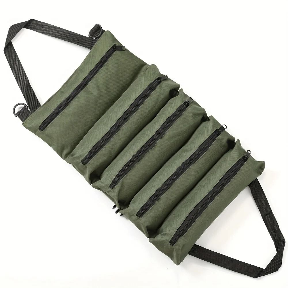 Heavy Duty Roll Up Tool Bag Oxford Fabric 5