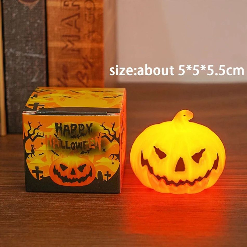 Pumpkin Lantern Candle Light Halloween Decoration 5