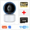 Tuya 5MP Wifi IP Camera Baby Monitor 360 PTZ Two Way Audio Night Vision 9