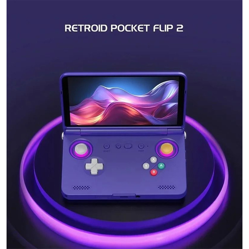 Retroid Pocket Flip 2 Retro Handheld Game Console With Android 13 And 55 Inch AMOLED Display 1