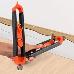 contour gauge scribe tool for woodworking and shape duplication