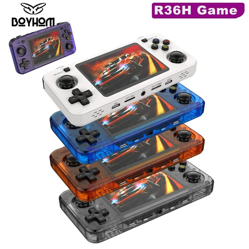 Boyhom R36H Dual RAM Linux Retro Handheld Game Console 5