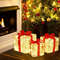 Christmas Glowing Gift Box Decoration Box With Bow Lighting 3