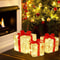 Christmas Glowing Gift Box Decoration Box With Bow Lighting 3