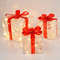 Christmas Glowing Gift Box Decoration Box With Bow Lighting 4