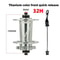 Hassns Pro 7 MTB Hub With Quick Release And 32 Hole Design 25