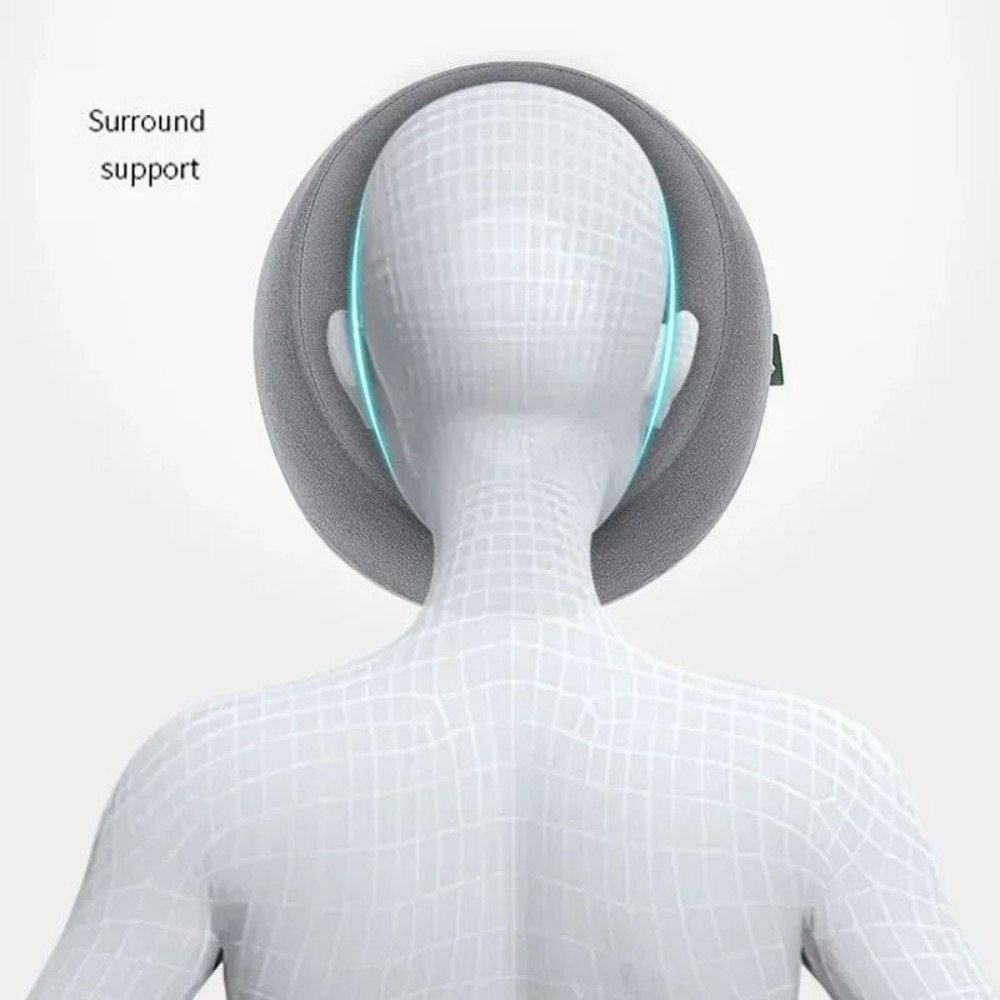 Face Down Pillow Memory Foam Ergonomic Headrest For Home Or Salon Use 3