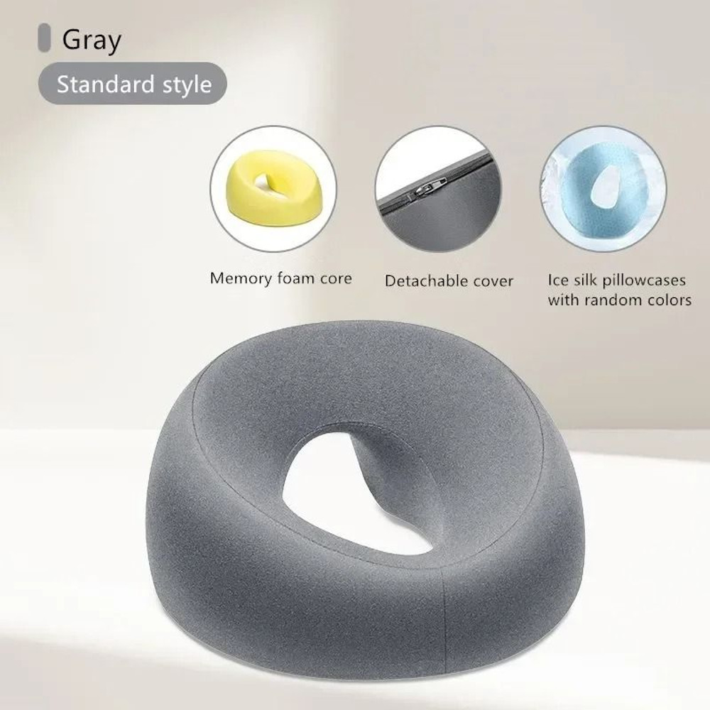 Face Down Pillow Memory Foam Ergonomic Headrest For Home Or Salon Use 7