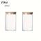Glass Jar With Bamboo Lid 10oz Airtight Food Storage Container 10