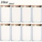 Glass Jar With Bamboo Lid 10oz Airtight Food Storage Container 11