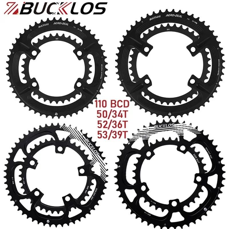 Bucklos Road Bike Chainring 110 BCD 34T To 53T 0