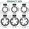 Bucklos Road Bike Chainring 110 BCD 34T To 53T 2