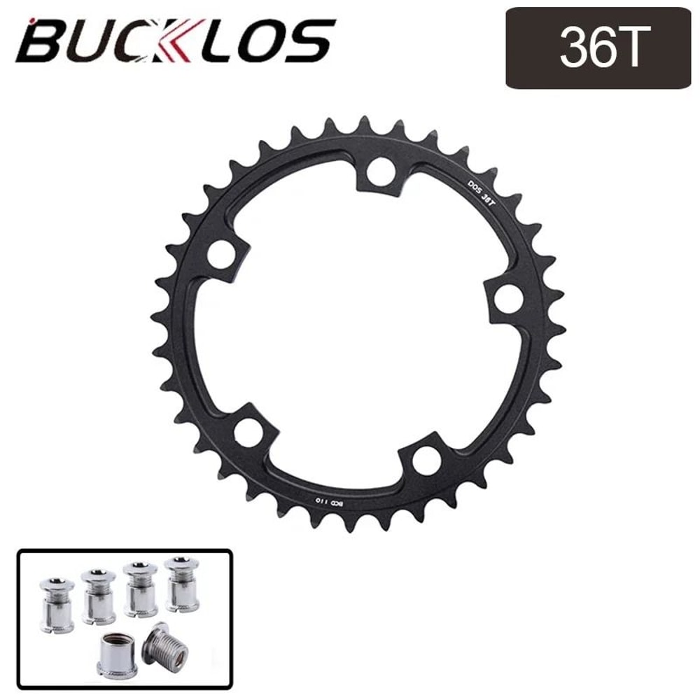 Bucklos Road Bike Chainring 110 BCD 34T To 53T 6