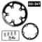 Bucklos Road Bike Chainring 110 BCD 34T To 53T 21