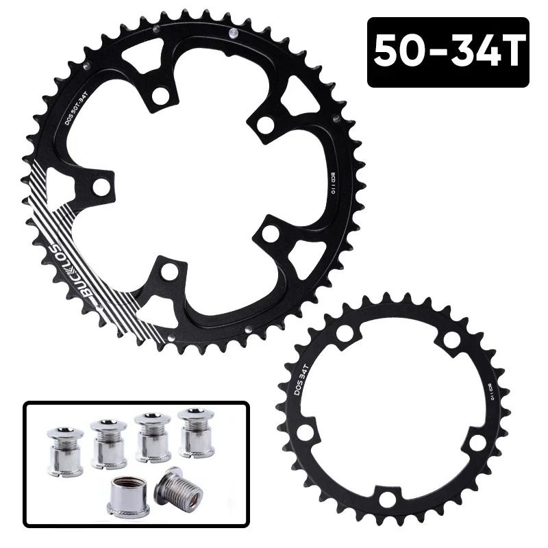 Bucklos Road Bike Chainring 110 BCD 34T To 53T 21