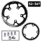 Bucklos Road Bike Chainring 110 BCD 34T To 53T 22