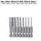 Hex Allen Wrench Bit Set Metric Imperial With Magnetic Tip 6