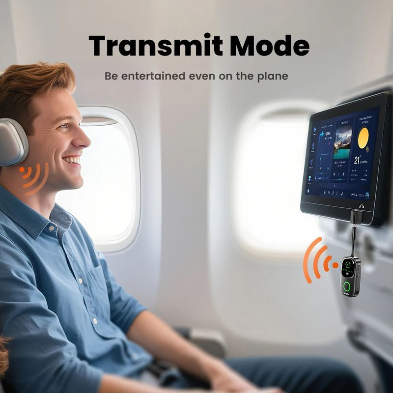 Toocki Bluetooth 54 Audio Receiver Transmitter 2 In 1 Adapter 1