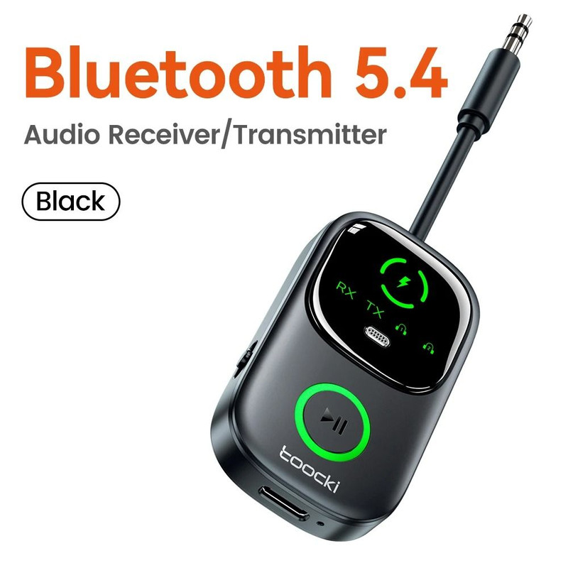Toocki Bluetooth 54 Audio Receiver Transmitter 2 In 1 Adapter 6