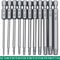 11 Piece Tamper Proof Security Bit Set 14 Hex Magnetic 0