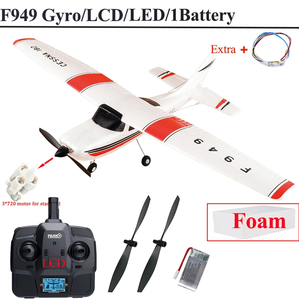 WLtoys F949 RC Airplane Cessna 182 3CH Gyro Version 12