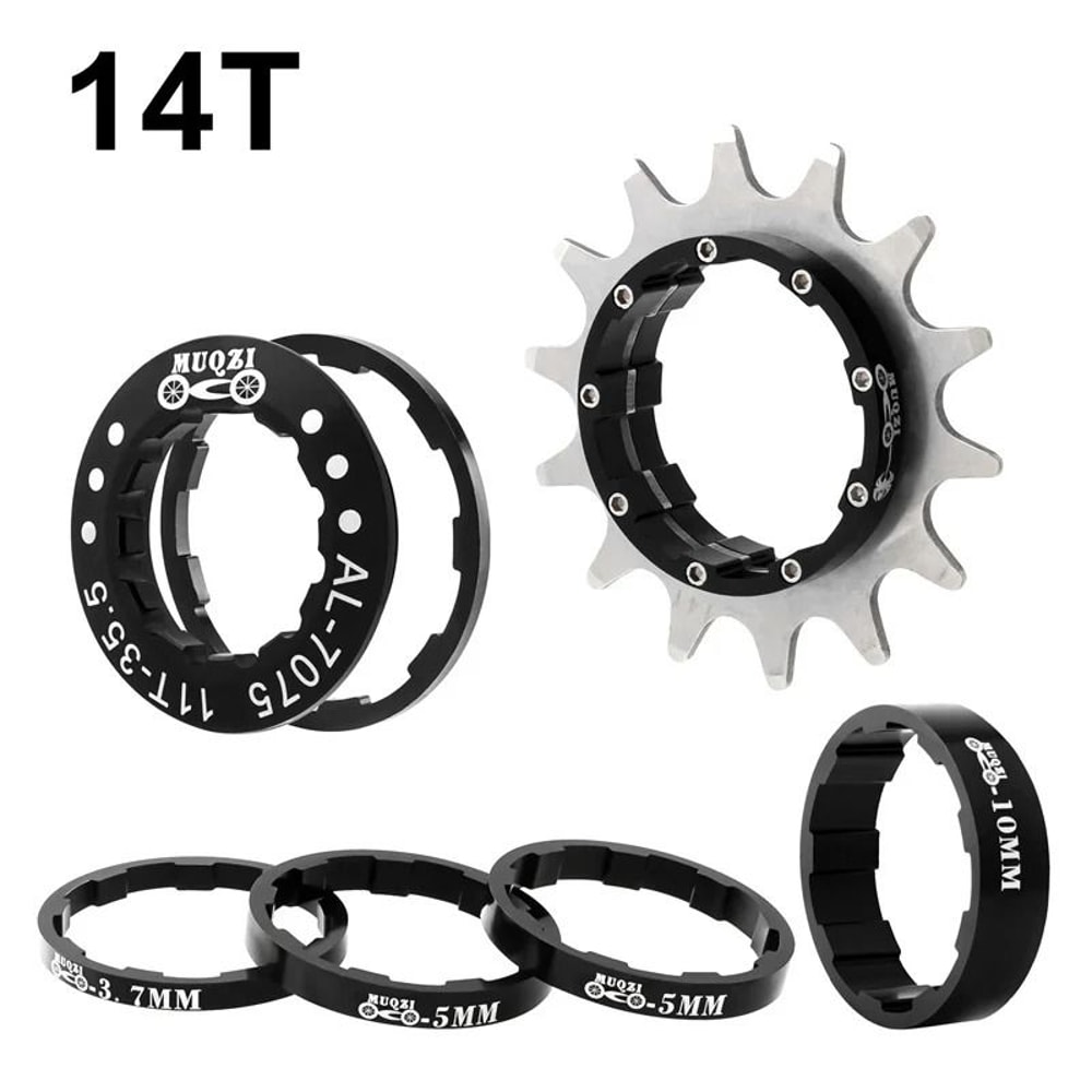Muqzi Single Speed Cassette Cog Conversion Kit 12T To 22T 10