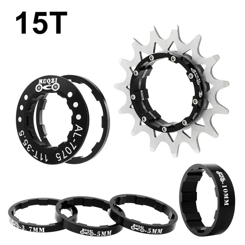 Muqzi Single Speed Cassette Cog Conversion Kit 12T To 22T 12