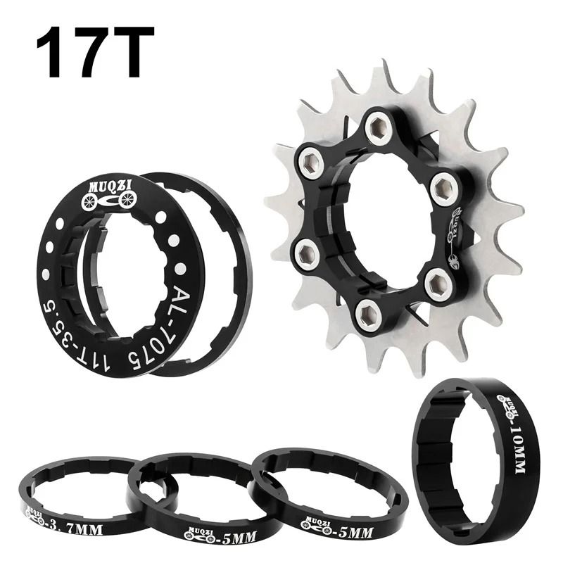 Muqzi Single Speed Cassette Cog Conversion Kit 12T To 22T 16