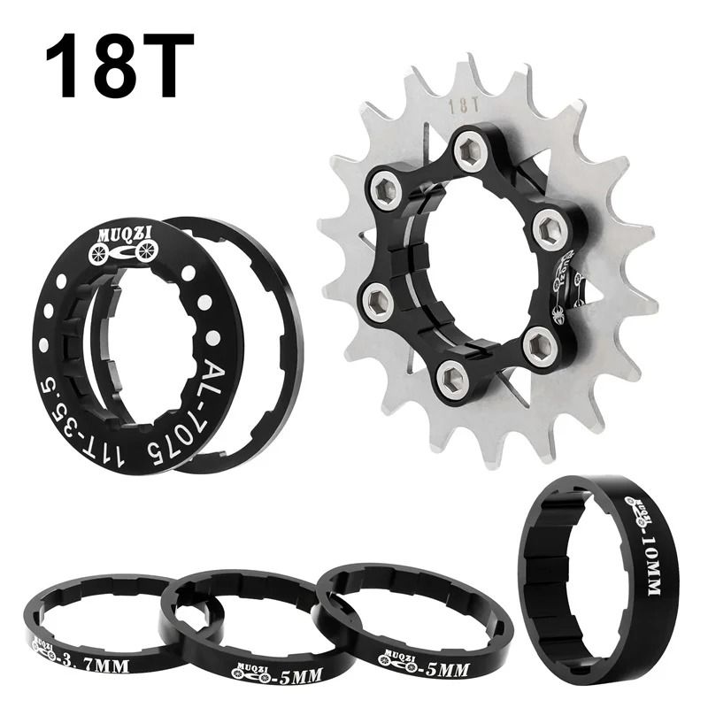 Muqzi Single Speed Cassette Cog Conversion Kit 12T To 22T 18