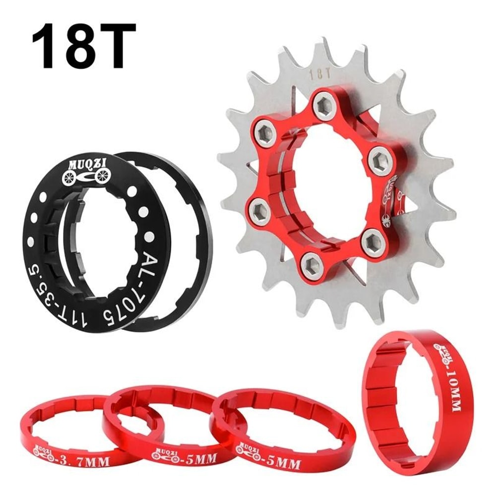 Muqzi Single Speed Cassette Cog Conversion Kit 12T To 22T 19
