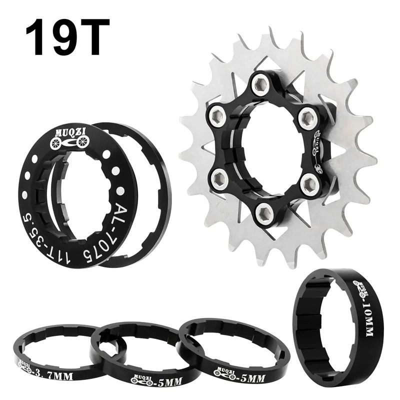Muqzi Single Speed Cassette Cog Conversion Kit 12T To 22T 20
