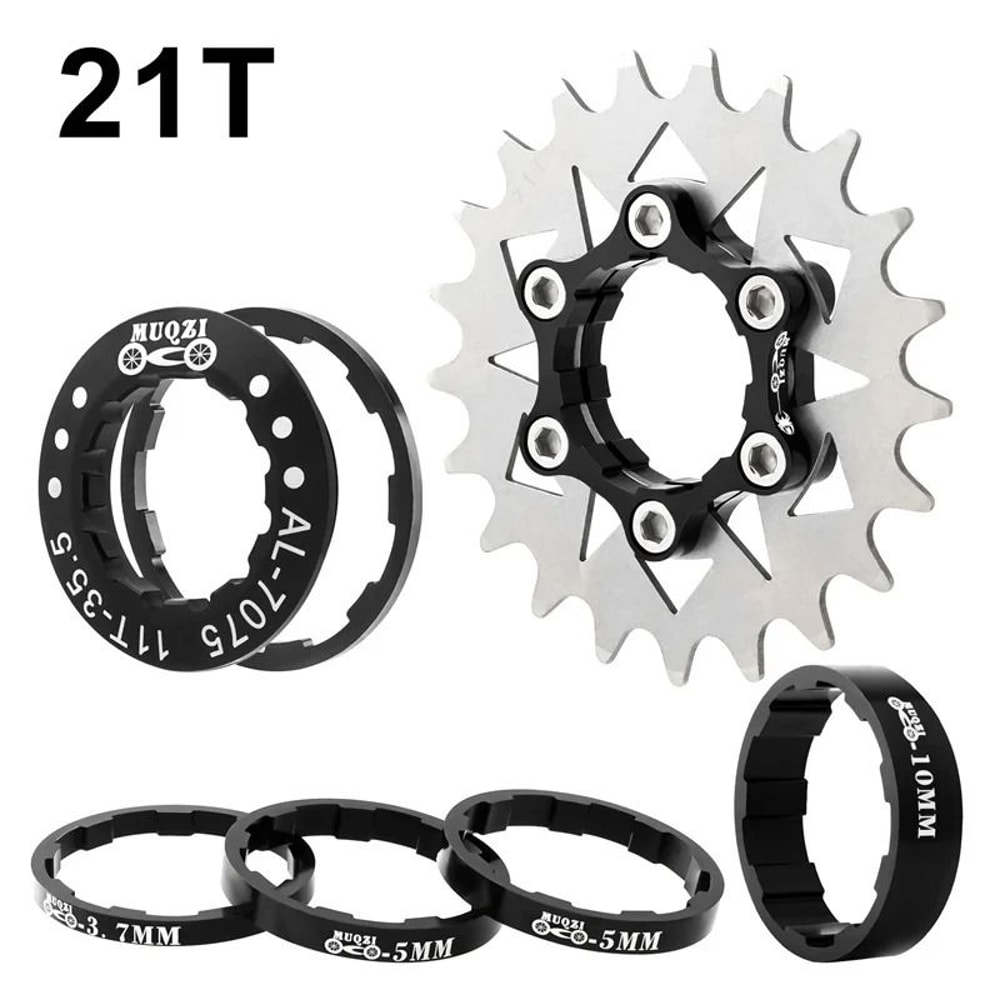 Muqzi Single Speed Cassette Cog Conversion Kit 12T To 22T 24