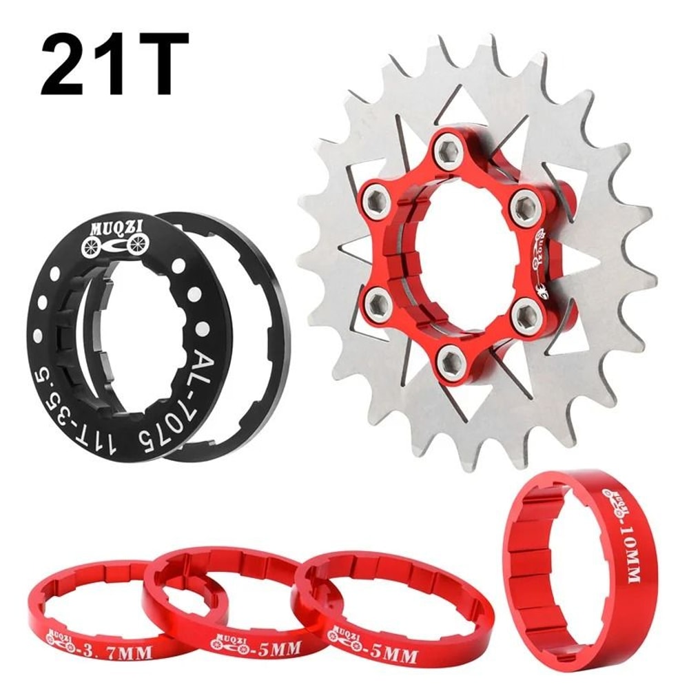 Muqzi Single Speed Cassette Cog Conversion Kit 12T To 22T 25