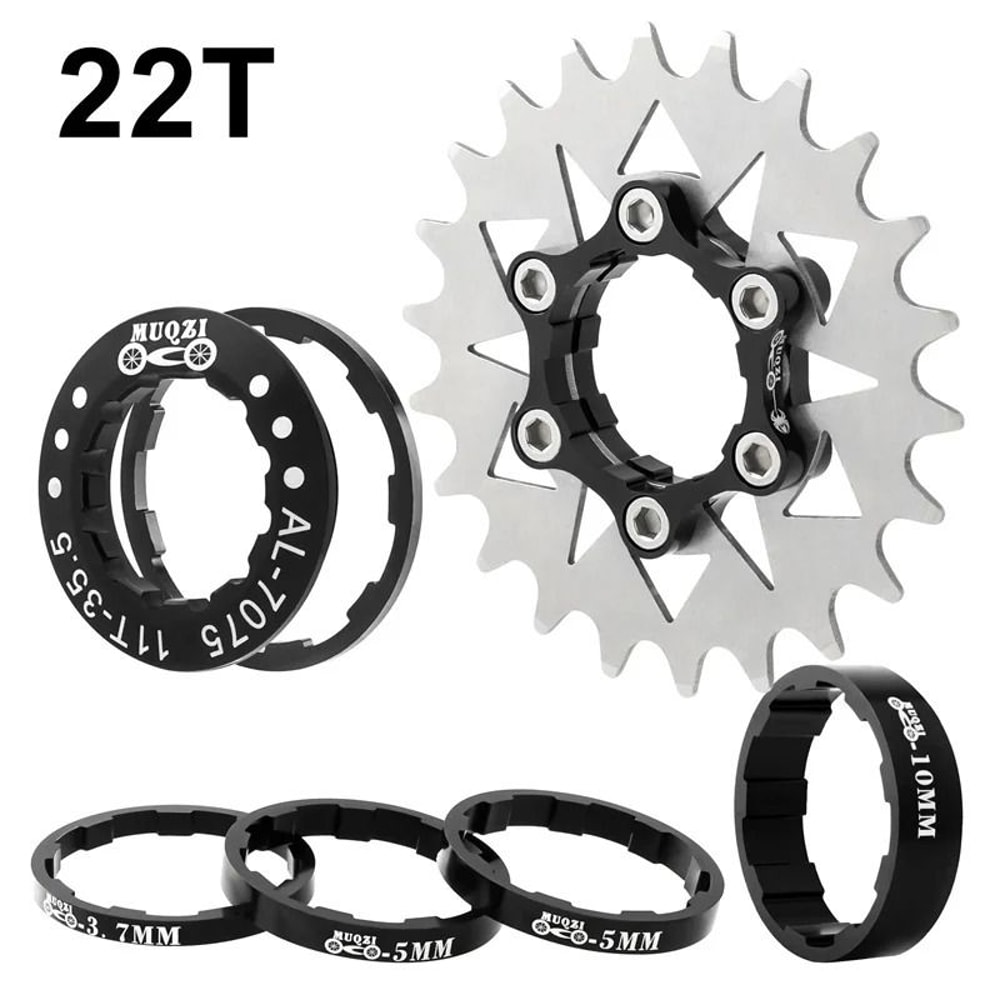 Muqzi Single Speed Cassette Cog Conversion Kit 12T To 22T 26