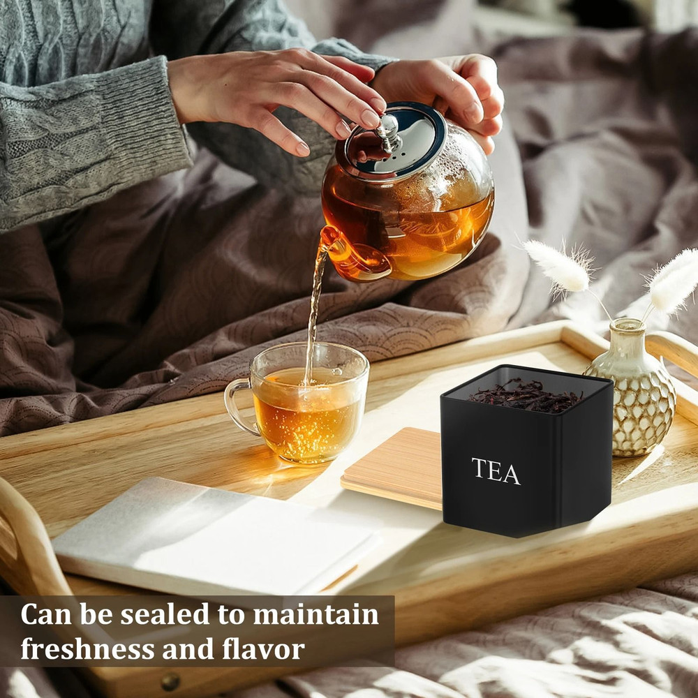 3 Pcs Coffee Bean Storage Canisters Vacuum Sealed Jars 4