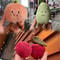Fruit Plush Doll Smiling Peach Cherry Pear Plush Toy 0