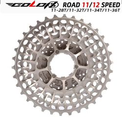 goldix ultralight aluminum road bike cassette 11 12 speed
