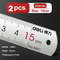 Deli Stainless Steel Ruler Straight Edge Measuring Tool 9