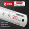 Deli Stainless Steel Ruler Straight Edge Measuring Tool 10