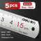 Deli Stainless Steel Ruler Straight Edge Measuring Tool 12