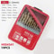 HSS Titanium Coated Drill Bit Set For Metal And Woodworking 9