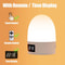 Touch Night Light Rechargeable 3 Color LED Bedside Lamp 9