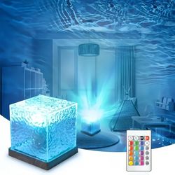 ocean wave aurora projector light with remote and 16 colors