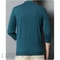 Mens Wool Blend Long Sleeve Polo Pullover Sweater With Lapel 2