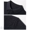 Mens Wool Blend Long Sleeve Polo Pullover Sweater With Lapel 4