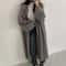 Womens Vintage Long Knit Cardigan Loose Warm Sweater Coat 0