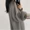 Womens Vintage Long Knit Cardigan Loose Warm Sweater Coat 3