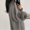 Womens Vintage Long Knit Cardigan Loose Warm Sweater Coat 3