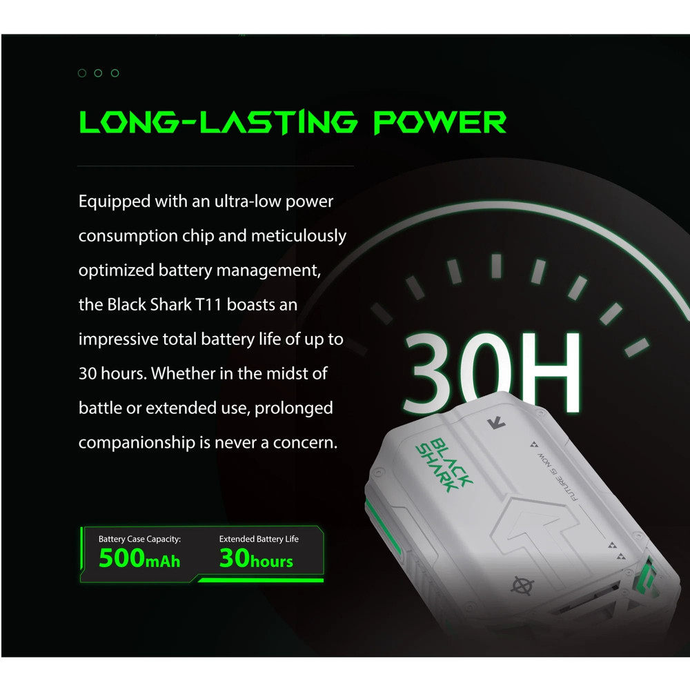 Black Shark T11 TWS Wireless Earbuds With Active Noise Cancellation 4